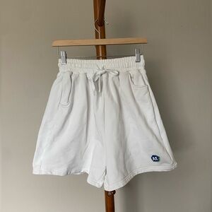 White Sweatshorts